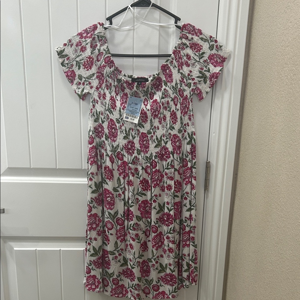 Ambiance Pink and Green Floral Top